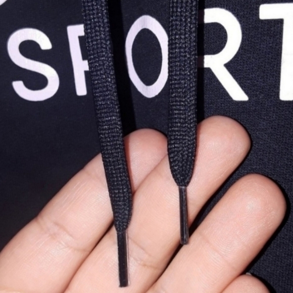 Victoria's Secret Sport Sleeveless Tunic Hoodie Navy Blue Size Medium - Picture 4 of 7